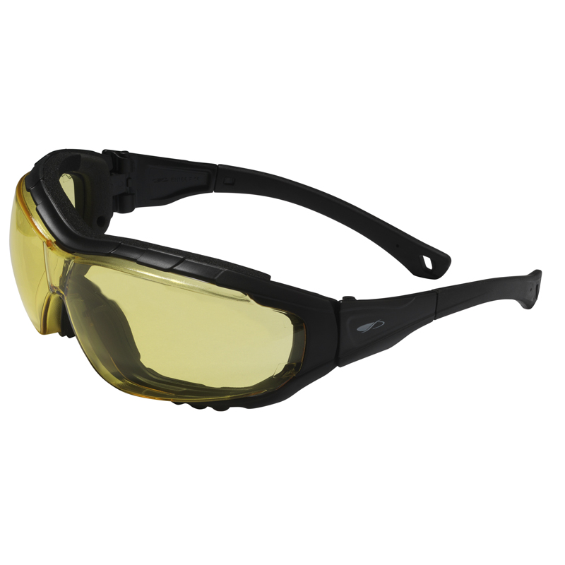 lunettes de protection à la vue teinté jaune