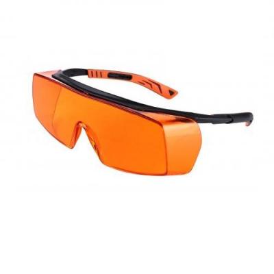 Sur-lunettes de protection teintée orange