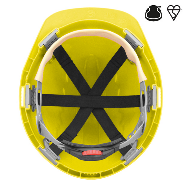 Casque de sécurité 3101 JSP Jaune