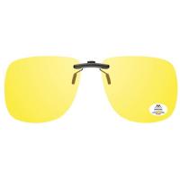 Clip jaune polarise non relevable pour conduite de nuit c1c