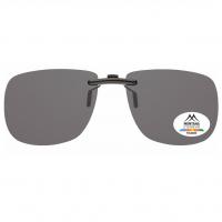 Clip non relevable solaire polarisee petit modele gris