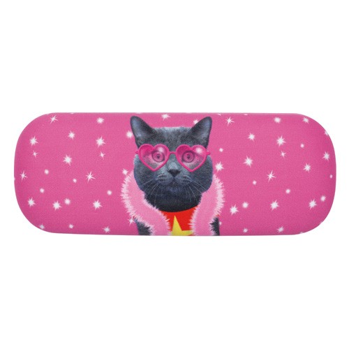Etui lunettes chat