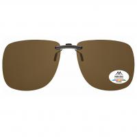 Face non relevable solaire polarisee grand modele brun