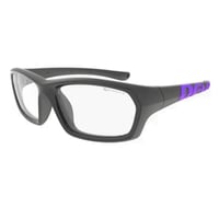 Lunette de volley adulte avec verres correcteurs demetz softness r anthracite violet