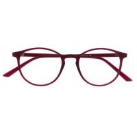 Lunette lumiere bleu oblue rond l rose fonce
