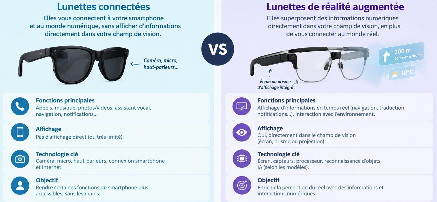 Lunettes connectees vr