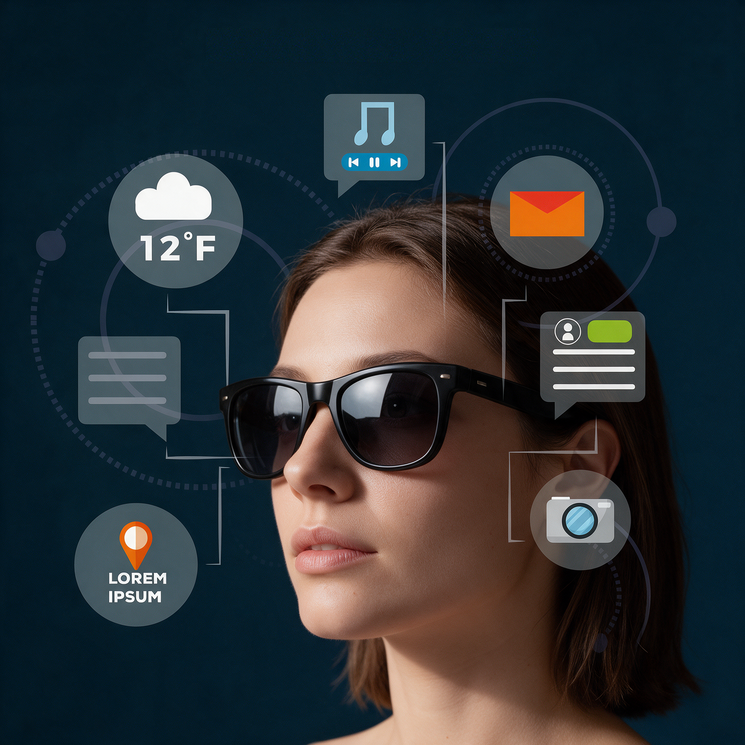 Lunettes connectees
