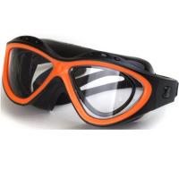 Lunettes de natation à la vue orange avec un kit