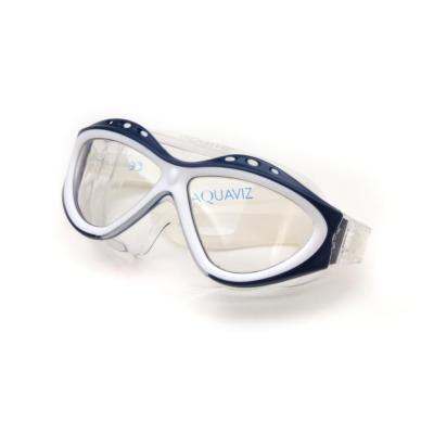 Lunettes de Natation Aquavisio Bleu/Blanc