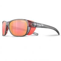 Lunettes de randonnee a la vue julbo camino m gris translucide brillant