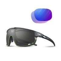 Lunettes de sport avec verres correcteurs rush kaki julbo avec verres reactiv vermillon