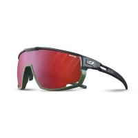 Lunettes de sport rush julbo noir kaki reactiv 0 3 high contrast