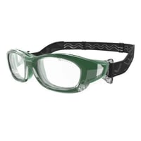 Lunettes de tennis enfant avec verres correcteurs demetz smash cristal kaki