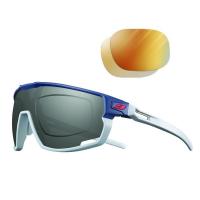 Lunettes de velo a la vue rush 2 bleu julbo avec verre reactiv jaune