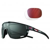 Lunettes de velo avec verres correcteurs rush noir julbo avec verres reactiv rouge