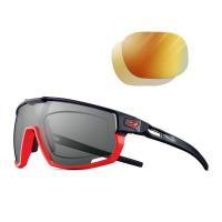 Lunettes de velo correctrices rush orange julbo avec verres reactiv jaune