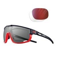 Lunettes de velo correctrices rush orange julbo avec verres reactiv rouge