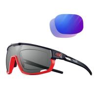 Lunettes de velo correctrices rush orange julbo avec verres reactiv vermillon