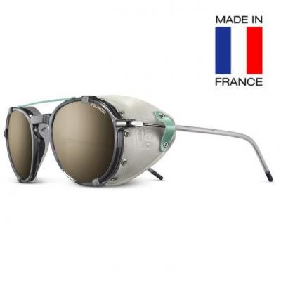 Lunettes glacier avec verres correcteurs julbo legacy noir translucide beige mint