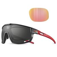 Lunettes pour running trail a la vue rush rouge julbo avec verres spectron or rose