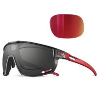 Lunettes pour running trail a la vue rush rouge julbo avec verres spectron rouge
