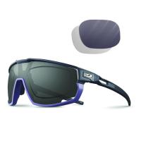 Lunettes pour running trail rush rouge julbo avec verres correcteurs reactiv gris