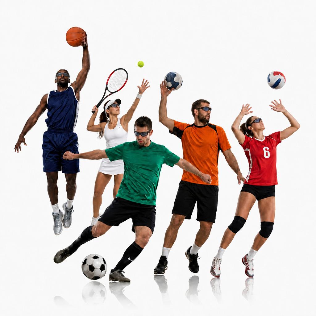 Lunettes de sport à la vue : sports de balle