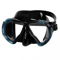 Masque de plongee avec verres correcteurs beuchat x contact 2 bleu