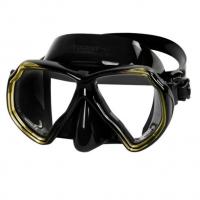 Masque de plongee avec verres correcteurs beuchat x contact 2 jaune