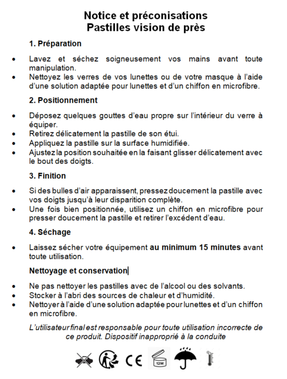 Notice pastille vp
