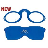 Pince nez lunettes bleu
