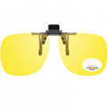 Verres conduite de nuit face relevable polarise jaune