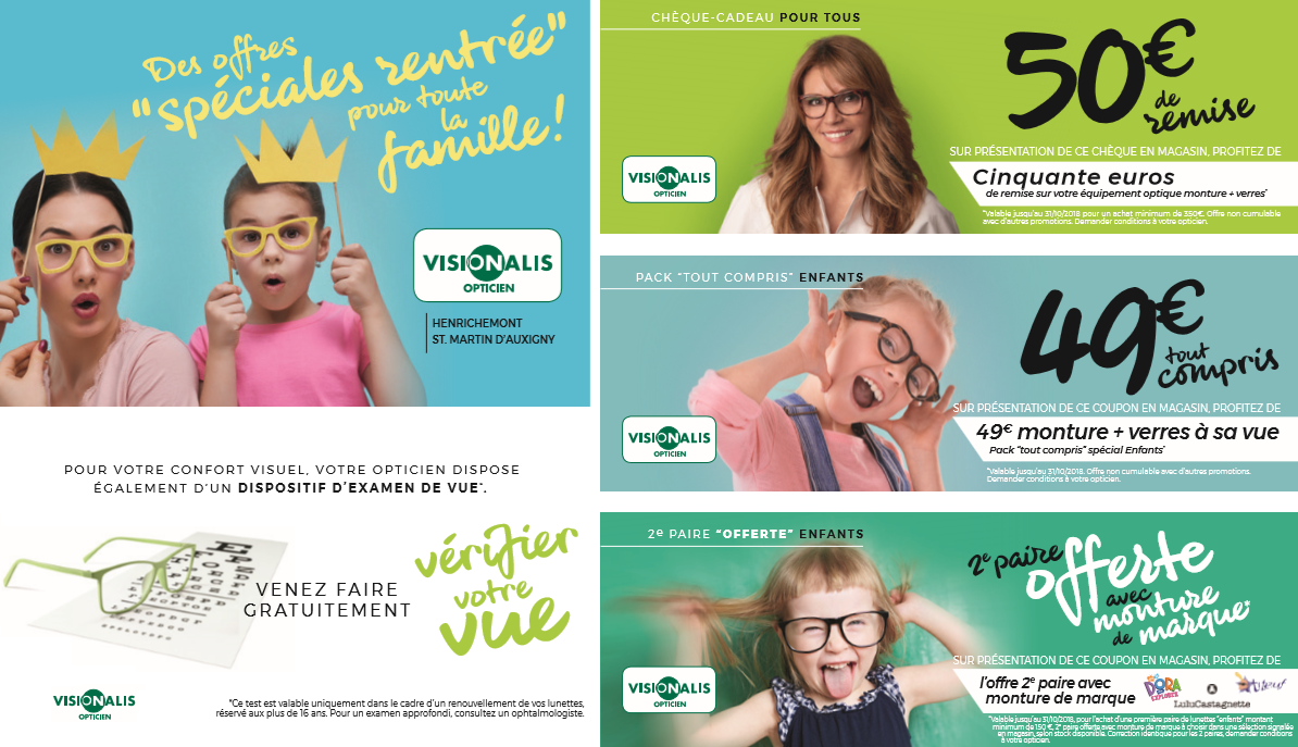 Visionalis offres rentree 2019